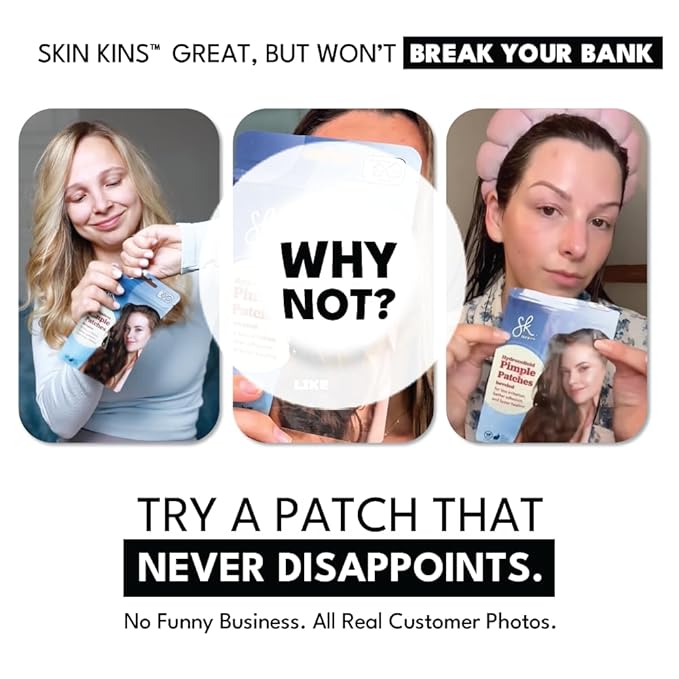 Hydrocolloid Pimple Patches for Face - Ultra-Thin 0.37mm Acne Patch with Centella - Beveled for Stronger Grip - Korean Skin Care Spot Covers - Gunk Out in 6-8 Hrs - Vegan, Made in Korea, 48 Dots