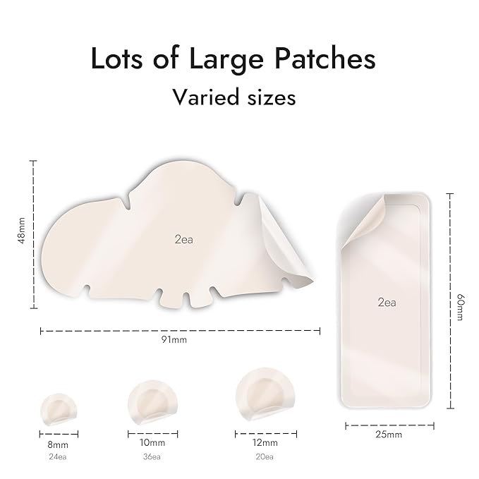 Epielle Over-Zit Acne Variety Patches | 84 Hydrocolloid Acne Pimple Patch for Covering Zits and Blemishes for Full Face (84 Count)