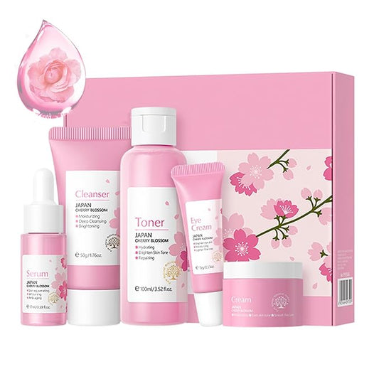 Korean Skin Care Set - Sakura