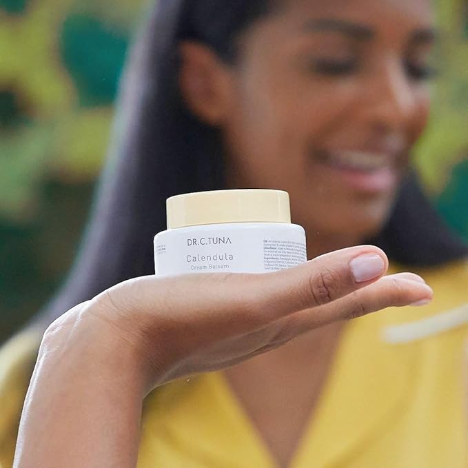 FARMASi Dr C Tuna Calendula Cream Balsam, Body Pure Natural Skincare Repair and Moisturizer Healing Effects for Dry Skin, Plant Rich Protection with Calendula, Chamomile 2.7 Fl