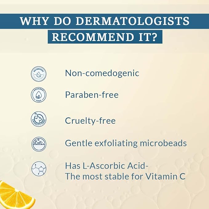 FCL 2% Vitamin C Face Wash, C Scape Cleanser for Gentle Exfoliation and Brightening | Cleanser Face Wash For Unevenly Pigmented Skin | Dark Spot Cleanser for Face - 200ml/6.76 Fl Oz