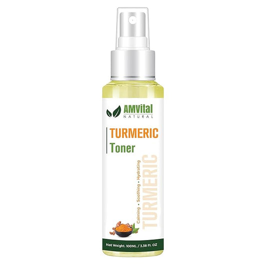 Turmeric Toner for Oily Skin - Natural Dark Spot Solution - Effective for Dark Spots and Acne - Revitalize and Balance with Herbal Ingredients