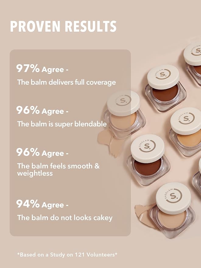 SHEGLAM Hydrating Cream Full Coverage Foundation Balm Long - Shell