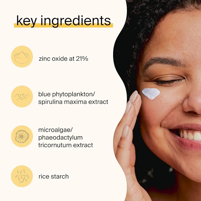 Cocokind Daily SPF, Face Sunscreen, Mineral Sunscreen with Zinc Oxide, Unscented, Reef Safe Sunscreen with SPF 32 Protection