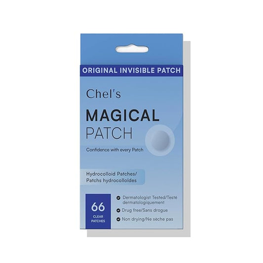 Chel's Magical Cosmetic Acne Pimple Patches | 66 Hydrocolloid Patches for Acne & Zit Treatment | Invisible Spot Cover for Blemishes & Breakouts | Korean Skincare, Safe for Sensitive & Acne-Prone Skin