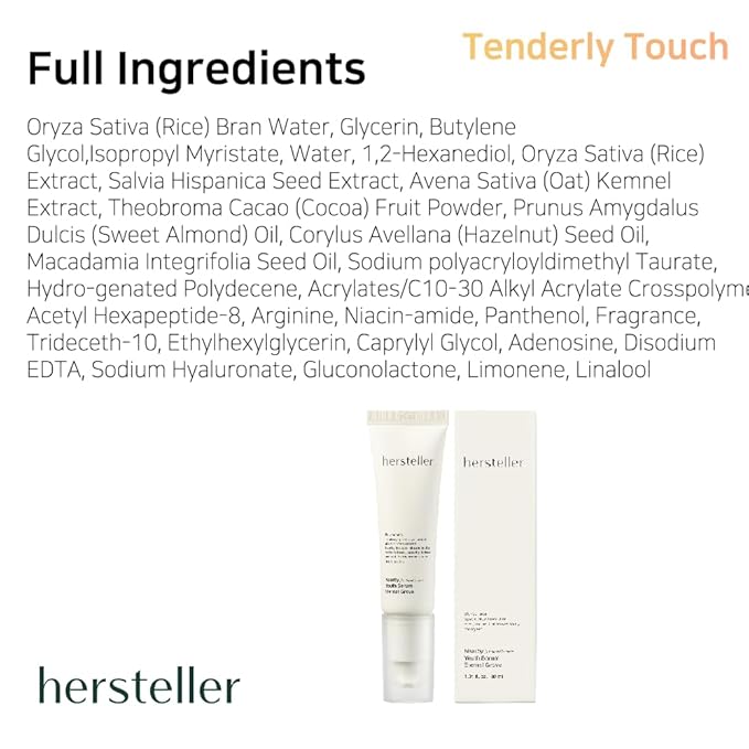 Hersteller Nearby Hand Serum For Dry And Aging Hands - Tenderly Touch Scent | Hydrating & Firming Serum with Hazelnut Oil, Oat Extract & Rice Bran Water For Soft, Glowing Skin
