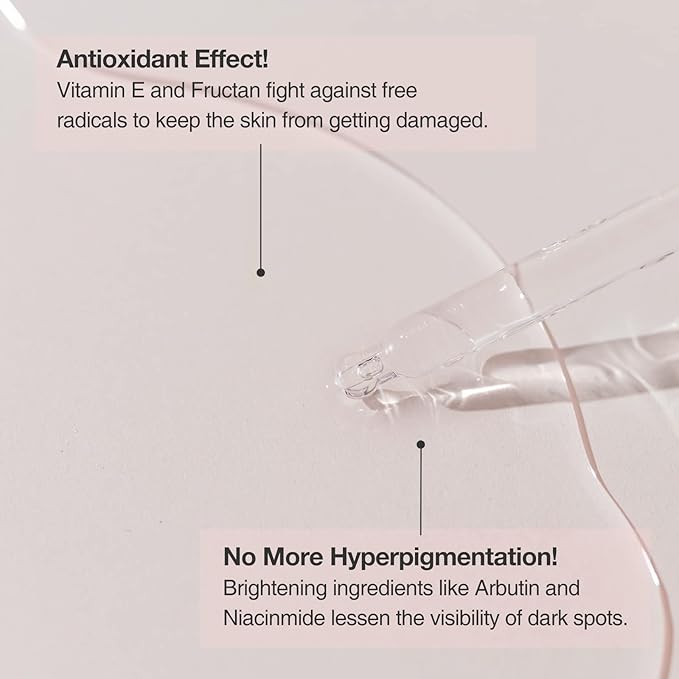 Fermented Fluid – Brightening & Hydrating Ampoule with Fructan Ferment Extract, Arbutin & Niacinamide, Improves Skin Tone & Radiance for Dry and Dull Skin. 1.69 fl.oz (50ml)