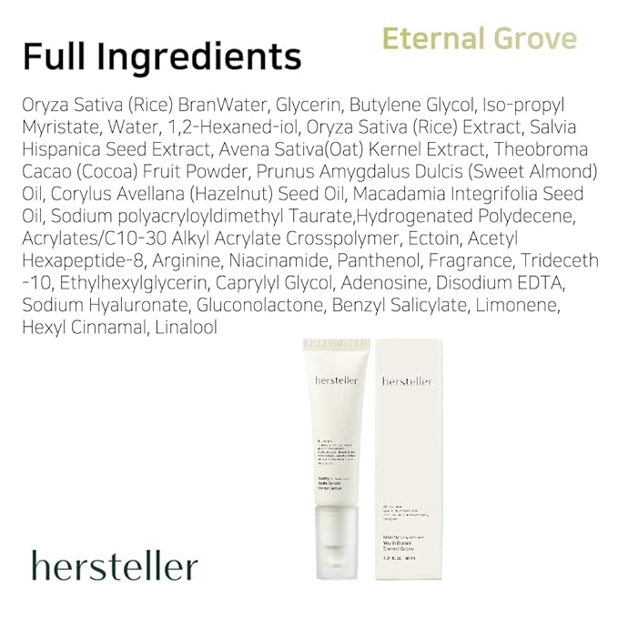 Hersteller Nearby Hand Serum For Dry And Aging Hands β Eternal Grove Scent | Hydrating & Firming Serum with Hazelnut Oil, Oat Extract & Rice Bran Water For Soft, Glowing Skin