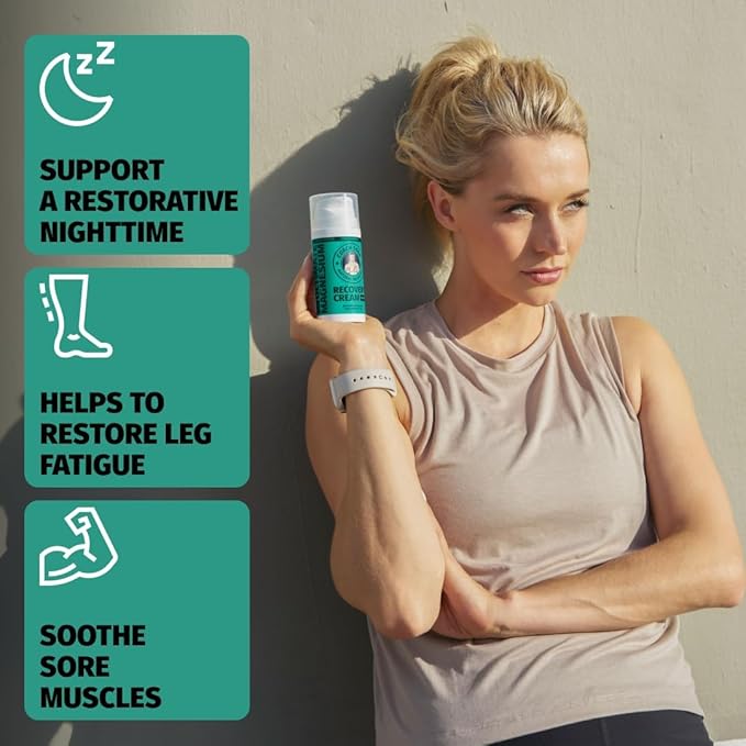 Coach Soak Magnesium Cream with MSM in Pump Bottle - Natural Recovery Cream with Magnesium Chloride & Menthol - Fast-Absorbing for Muscles & Joints, Cooling Menthol, 3.4oz