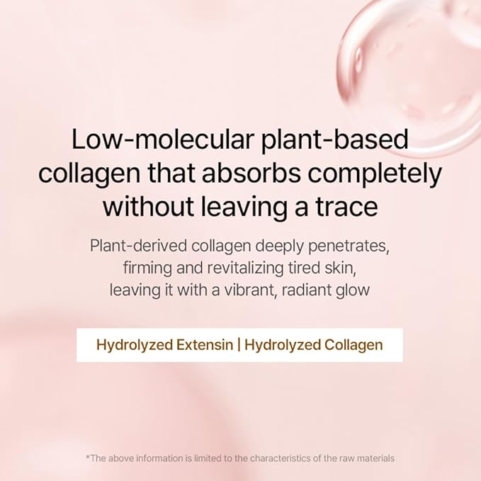 mixsoon Bean Collagen Hydrogel Mask 1PACK(35gX5ea) low molecular Deep Nutrition, Radiance, Hydration All-In-One Firming, Ingredients Absorbing Over Time Korean Glass Skin Care