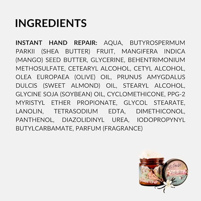 Shea butter Instant Hand Repair Cream For Dry skin (The Vanilla Effect)