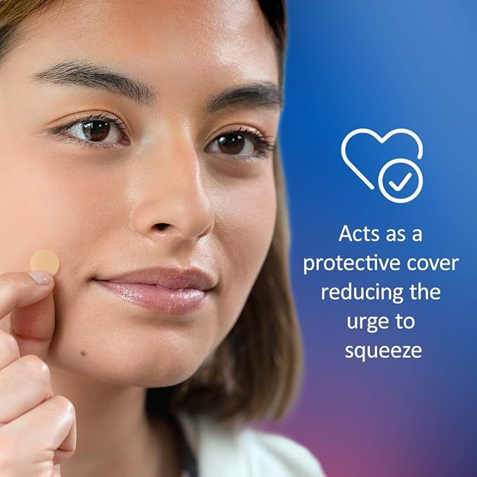 Nexcare Acne Cover, Skin Cover Absorbs Pus and Oil From Clogged Pores, Suitable Skincare for Most Skin Types - 36 Acne Covers