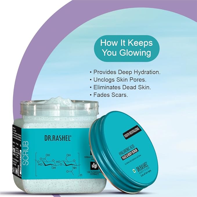 Hyaluronic Scrub For Youth Revitalizing, Nourishing, Hydrating & Elasticity - 380ml / 12.84 Fl Oz