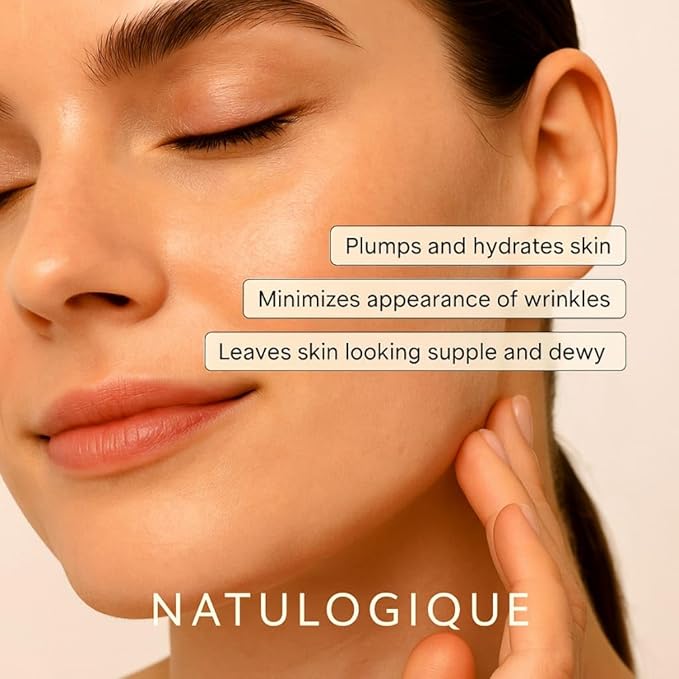 Premium Hyaluronic Acid Serum for Skin 100% Pure and Organic – Anti-Aging Face Moisturizer for Fine Lines & Wrinkles – Fragrance-Free, Vegan, Natural Skincare – 1oz (30ml) by Natulogique