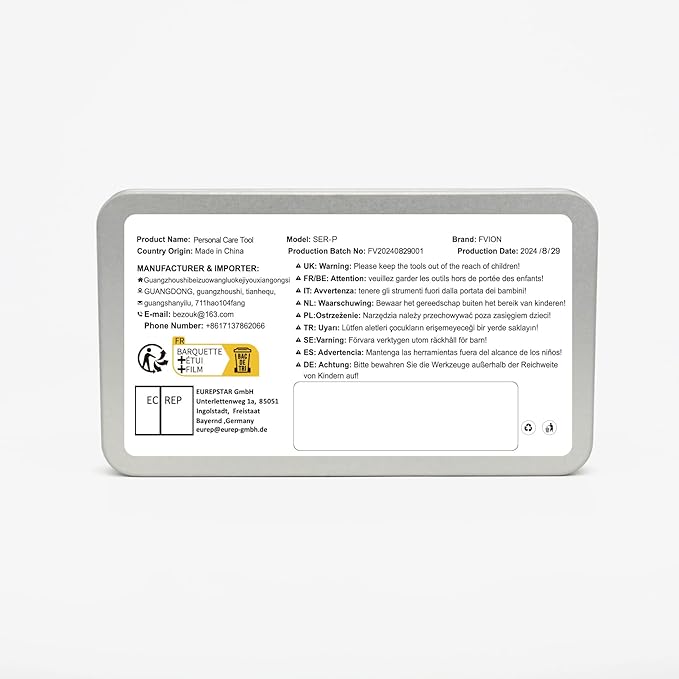 FVION Blackhead and Acne Extractor Kit, Professional Pimple Popper Tool Kit, Acne Tweezers and Blackhead Remover Tools for Face, 6 PCS Surgical Extractor Pimple Popping Tools