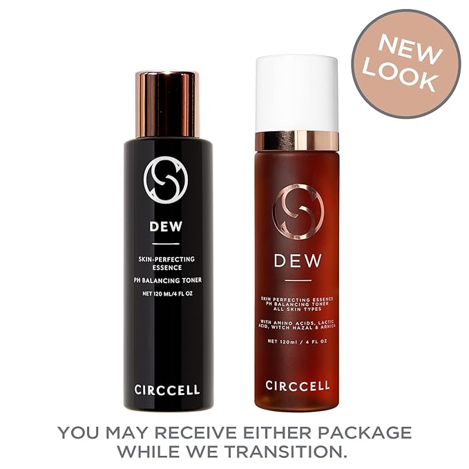 CIRCCELL Dew pH Perfector - pH Balancing Toner – Facial Essence and Primer for Even Skin Tone, Refined Pores & Radiant Complexion – Hydrating & Brightening Skin Treatment for All Skin Types