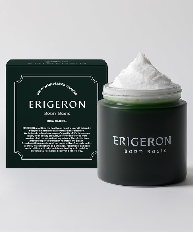 Soy Yogurt Cleanser, Facial Cleanser with Black Soybeans, Greek Yogurt Texture, Face Mask, Scrubber, Deep Pore Face Wash, Blackhead Remover, Korean SkinCare (3.38 fl.oz.)