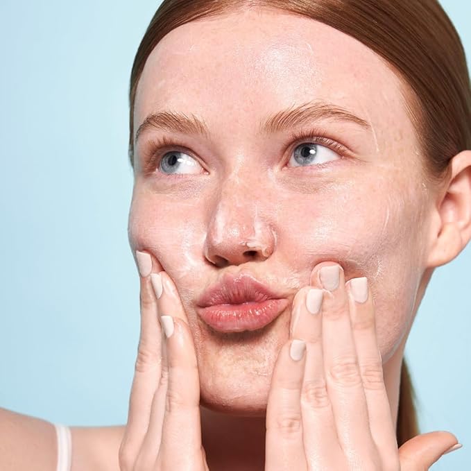 Indie Lee Brightening Facial Cleanser - Daily Hydrating Cleanser, Makeup Remover & Exfoliating Face Mask to Brighten, Firm & Protect Dry Skin - Clean, Gentle Face Wash (10oz)