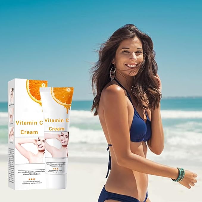 Body VVhitening Cream for Intimate Areas and Bikini Area, Quick Results Vitamin C Skin Care Cream for Underarm, Neck, Armpit, Elbow, Knees, Private Area and Inner Thigh, 1.8 FL.Oz