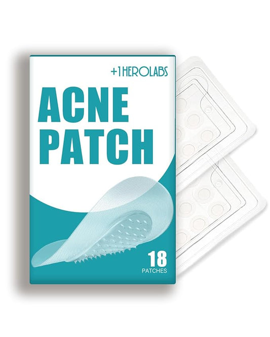 Microdart Acne Patch (18 Patches) - Hyaluronate Acid & Salicylic Acid Hydrocolloid Pimple Patch for Deep, Early and Hidden Blemishes (18 Count (Pack of 1))