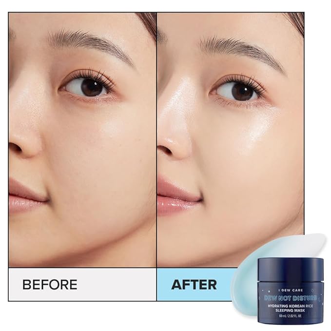 I DEW CARE Night Sleeping Mask - Dew Not Disturb | Hydrating Overnight Mask for Dewy, Radiant Skin, Korean Skincare for Intense Moisture & Fresh Glow, 2.02 FL Oz (60 ml)