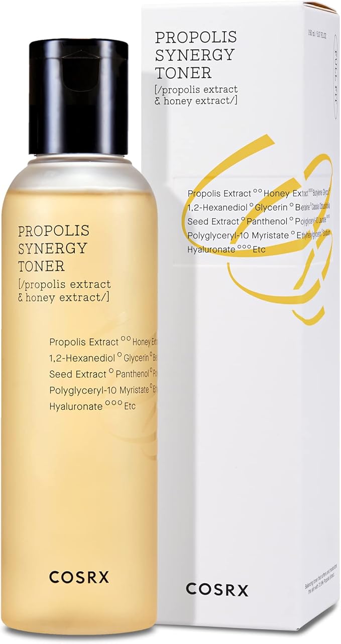 COSRX Full Fit Propolis Synergy Toner, 280ml / 9.46 fl.oz | Instant Moisture Boosting Toner, Propolis 72.6% Honey 10.7% Panthenol, Korean Skin Care