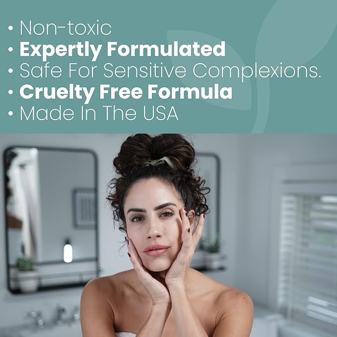 Eva Naturals Anti-Aging Hyaluronic Acid Serum For Face - Professional & Potent Hydrating Anti-Wrinkle Formula For Fine Line & Uneven Skin Tone - Contains Vitamin C, B, & E, Paraben Free (8 Oz)