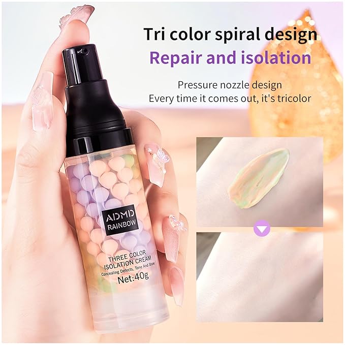 Face Primer for Makeup 3 Colors Isolation Cream