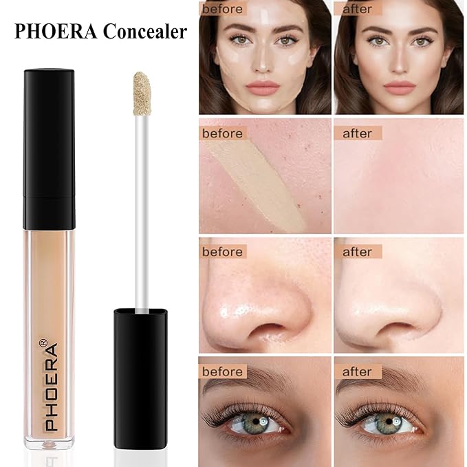 PHOERA Foundation,Full Coverage Foundation,PHOERA Primer,PHOERA Powder,PHOERA Concealer PHOERA 105 Sand)
