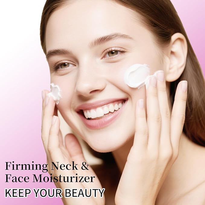 4 in 1 Retinol Moisturizer Cream, Tightening & Lifting Neck Cream, Advanced Anti-Aging Face Moisturizer, Reduces Fine Lines & Wrinkles for Neck & Face & Chest (50 ml/1.7 oz)