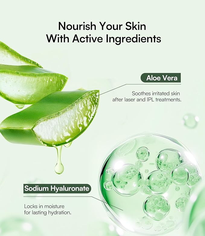 INIA Micro-current Conductive Gel for Facial and Body Skin Care Machines – Hydrating Gel Primer with Hyaluronic Acid, Anti-Aging & Skin Tightening for Women and Men, 10.56 Fl Oz