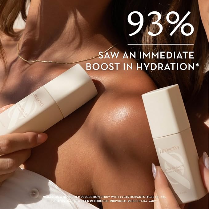 Dose of Glow Vitamin C Serum- Hydrating and Brightening Serum with Peptides, Hyaluronic Acid, Niacinamide and CoQ10. Firms Skin and Reduces Dark Spots and Fine Lines. 1 fl oz
