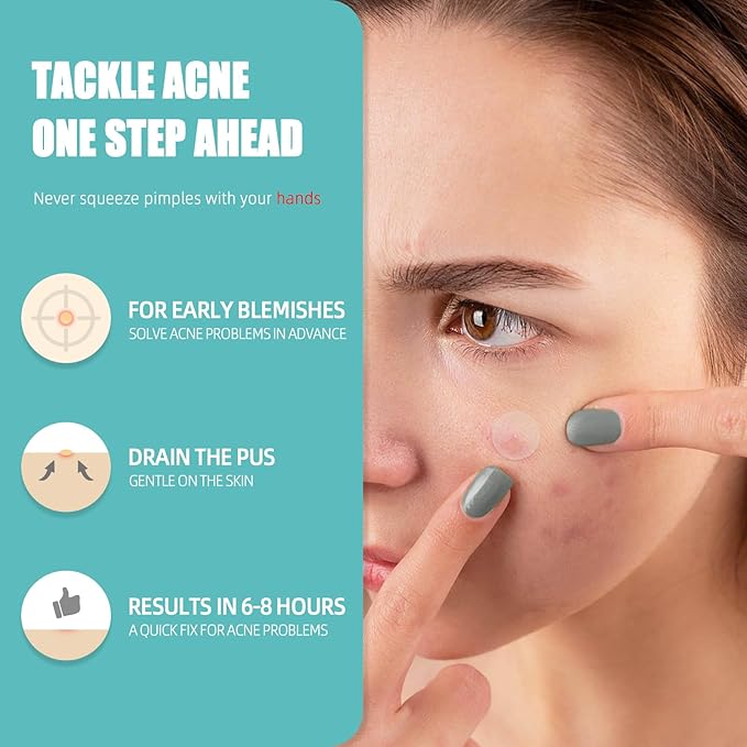 New Pimple Patches for Face, 3 Different Sizes Hydrocolloid Acne Patches, Pimple Patch Pimple Stickers for Covering Zits and Blemishes, Zit Patches Sticker for Face and Skin (X35 X2 X3)