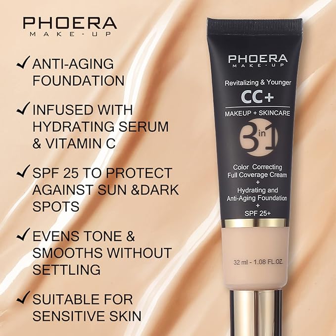 MAEPEOR Full Coverage Foundation 6 Colors Mattle Oil-Control (100 Porcelain)