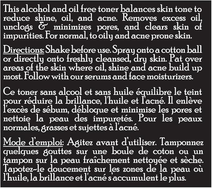 Brickell Men's Balancing Toner for Men, Natural and Organic Alcohol-Free Cucumber, Mint Facial Toner with Witch Hazel, 2 Ounce, Scented