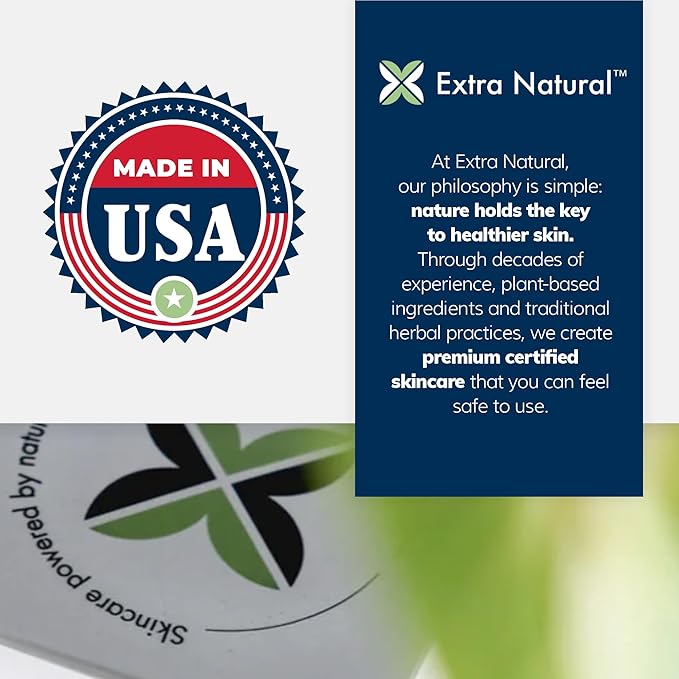 Extra Natural Lexoderma Soothing Skin Protectant Barrier Cream - Fast Acting Advanced Herbal Topical to Help Soothe Bed Sores & Pressure Sores - 4 Ounces