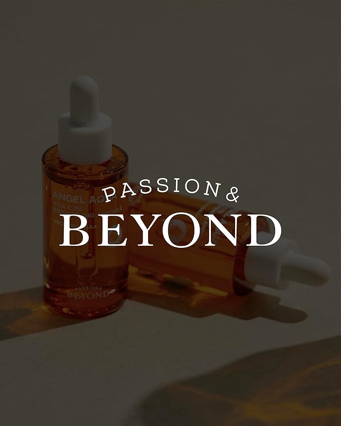 BEYOND Angel Aqua Vita C 7% Ampoule (1.01fl oz) - Vegan Vitamin C Serum for blemish Reduction, Even Skin Tone & Sensitive Skin Care. with 7% Pure Vitamin C, Panthenol,