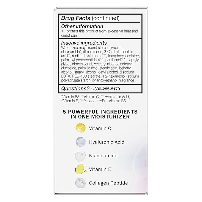 Olay Super Cream with Sunscreen SPF 30, Trial Size, Lightweight Face Moisturizer with Sun Protection, 5-in-1 Skin Care Benefits - Hydrating, Brightening, Firming - Niacinamide, Vitamin C, 15 mL