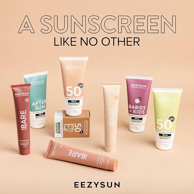 AfterSun Cooling Cream | Vegan AfterSun Care with Aloe Vera, Tea Tree Oil, & Chamomile to Soothe, Hydrate, & Repair Sunburn | Dermatologically Tested 3.3 FL OZ