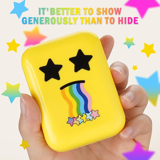 AUSLKA Star Pimple Patches - 150 Count - Hydrocolloid Pimple Patches,Cute Star Shape, 6 Colors,Spot Stickers For Face And Skin,Temporary Mirror