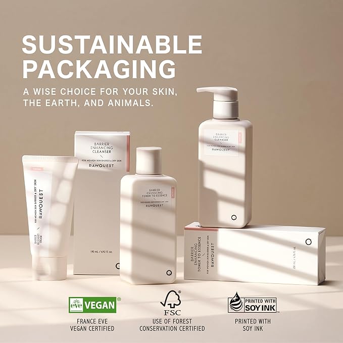 Barrier Enhancing Cleanser, Gentle Deep Pore Cleansing, Moisture Retention, Soothing, pH balance with Panthenol, Triple Hyaluronic Acid, SkinCare for Sensitive & Dry Skin(6.42 Fl. Oz/190ml)