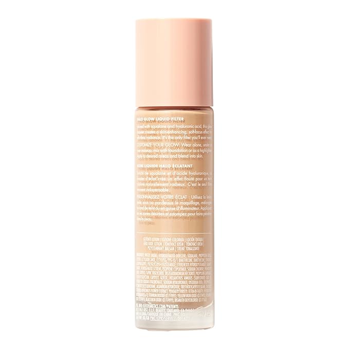e.l.f. Halo Glow Liquid Filter, Complexion Booster For 0 Fair