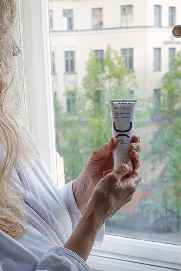 HandPlus+ Collagen Boosting Advanced Age Repair Cream with Methylene Blue and Niacinamide, and Hexylresorcinol and Tranexamic Acid. Deep Hydration. Suitable for Sensitive Skin