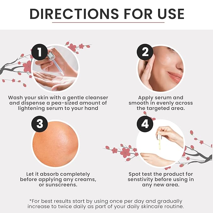 OMIC Geisha, Kojic Acid Serum, 1 Fl oz / 30ml, Helps to Reduce Dark Spots on Face, Body, Armpits, Elbows, Knees, Made in USA