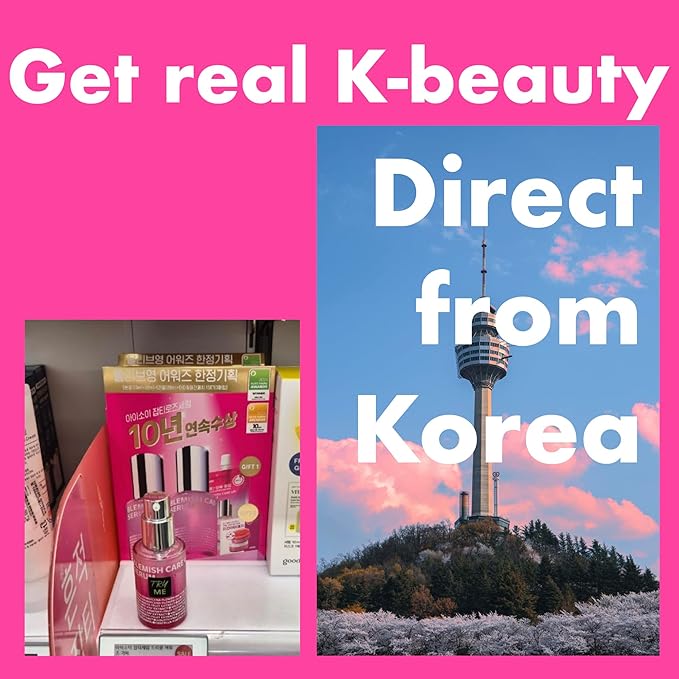 ISOI Blemish Care Up Serum Triple Set, Korean Skin Care for Glass Skin Radiance, Includes 2 Full Size & 1 Refill Serums, Eye & Wrinkle Patch Tester, Daily Hydration Gift Set (2.13 fl. oz)