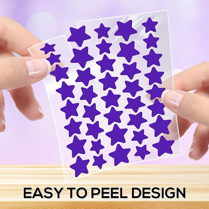 Star Pimple Patches 360 Counts, Hydrocolloid Pimples, w/Salicylic Acid & Tea Tree Oil, Pimple Patches for Face - Conceal Whiteheads, Blackheads And Blemishes, Ance (10mm,12mm,14mm)