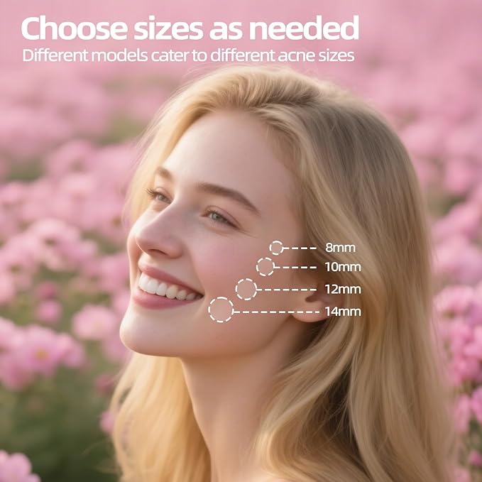 Pimple Patches for Face, 300pcs 4 Size Hydrocolloid Acne Patches for Covering Zits and Blemishes, Hydrocolloid Patch with Salicylic Acid, Tea Tree Oil and Calendula Oil