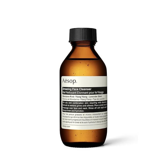 Aesop Amazing Face Cleanser | Non-Drying Daily Cleanser to Remove Grime and Oils | Cleanse and Refresh The Skin Without Disturbing Its Natural Balance | Travel Size | 3.3 oz / 100 mL
