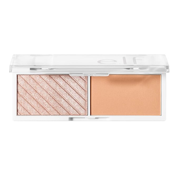 e.l.f. Cosmetics Bite-Size Face Duo, Highlighter, Bronzer & 0.049 Oz