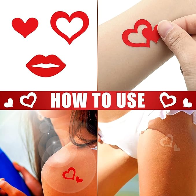 420 Pieces Tanning Stickers Self